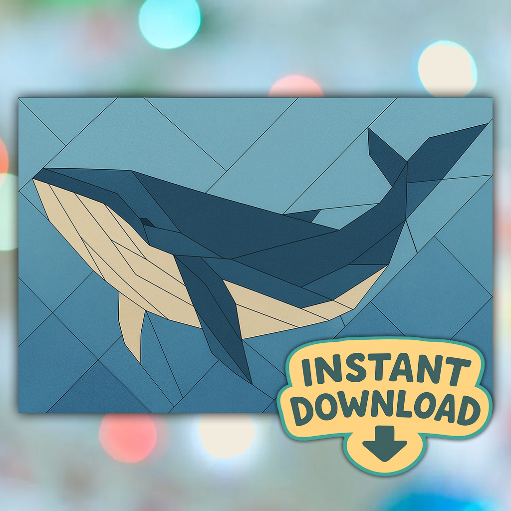 Whale Quilt Pattern